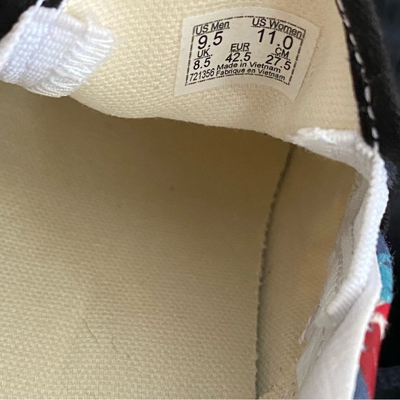 Vans floral loafer shoes women’s size 11 - No box - Picture 7 of 7